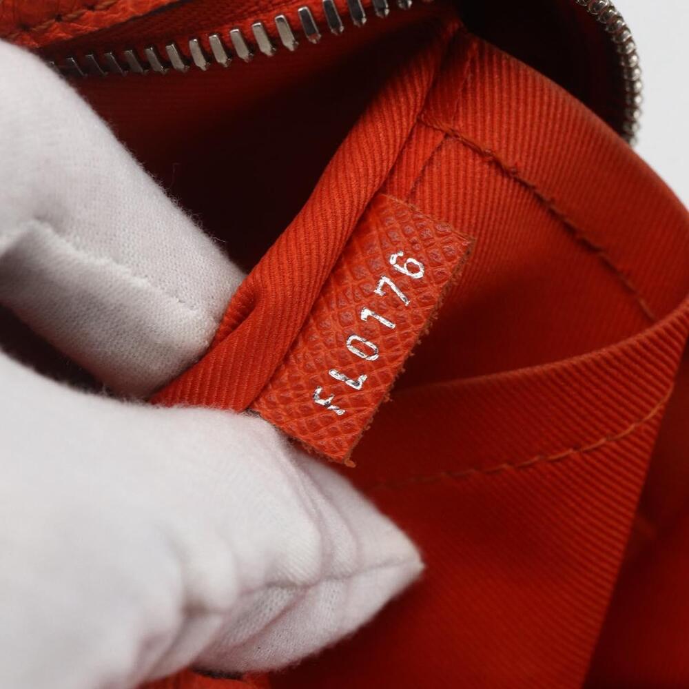 LOUIS VUITTON Taiga Porte Documents Voyage Bag Orange M30637 LV Auth 156354 - Picture 12 of 16